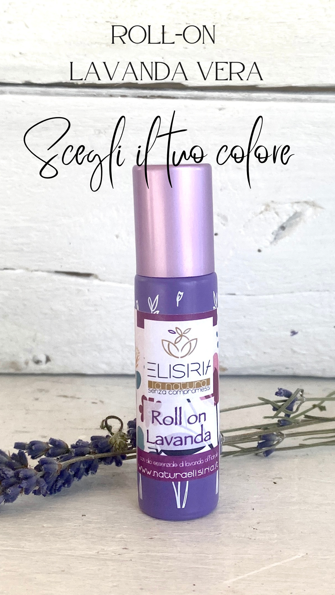 Roll On olio essenziale di Lavanda Vera