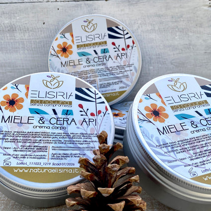 Crema corpo miele e cera d'api