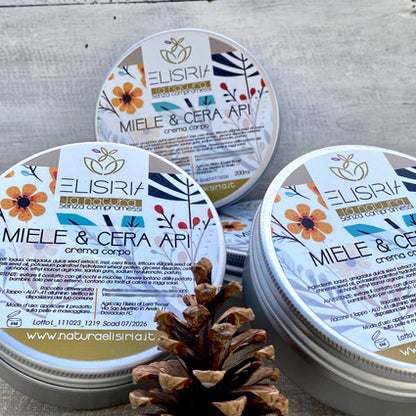 Crema corpo miele e cera d'api
